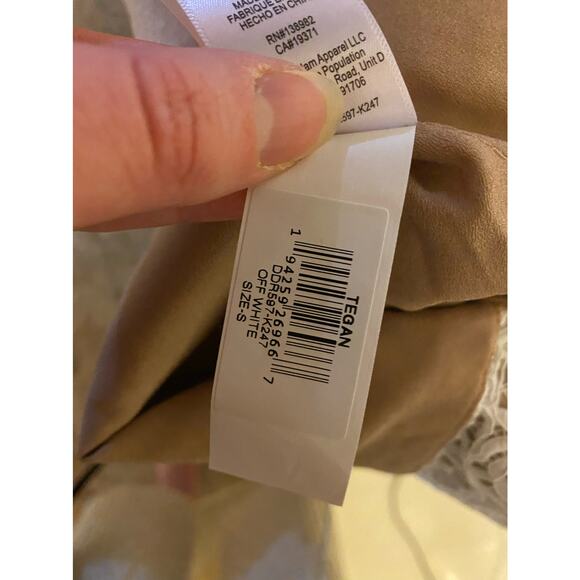 Dress the Population Tegan Illusion Mesh Embroidered Lace Cocktail Dress NEW S - Picture 12 of 13